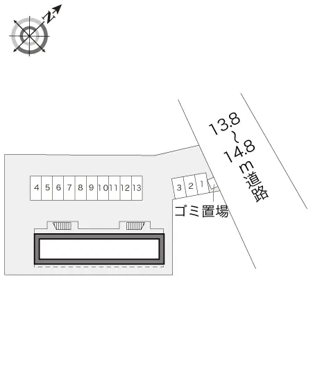 ★手数料０円★松戸市大橋　月極駐車場（LP）